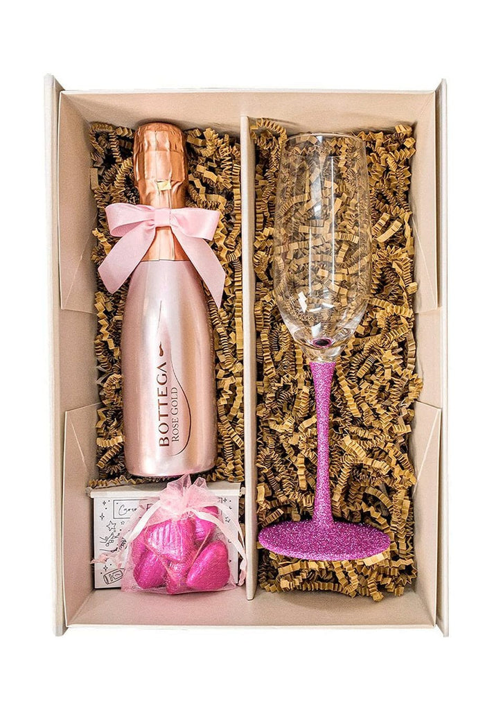 Bottega Rose Gold 20cl Sparkling Wine Gift Set - The Keico