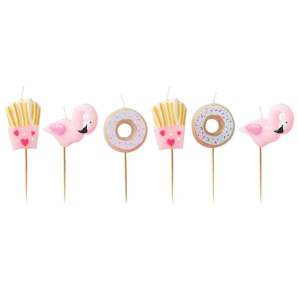 Fries, Donut & Flamingo - Good Vibes Candles | Birthday | The KeiCo