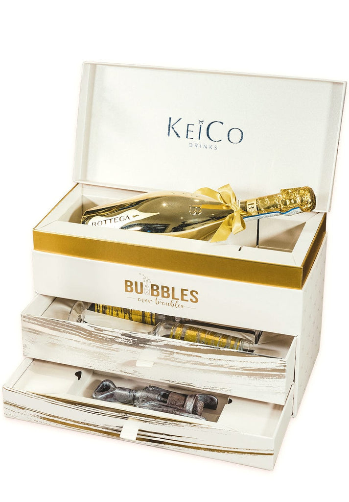 KeiCo Gold Bottega Prosecco Luxe Gift Set - The Keico