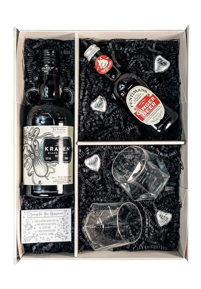 The Kraken Black Spiced Rum Cocktail Gift Set The Keico