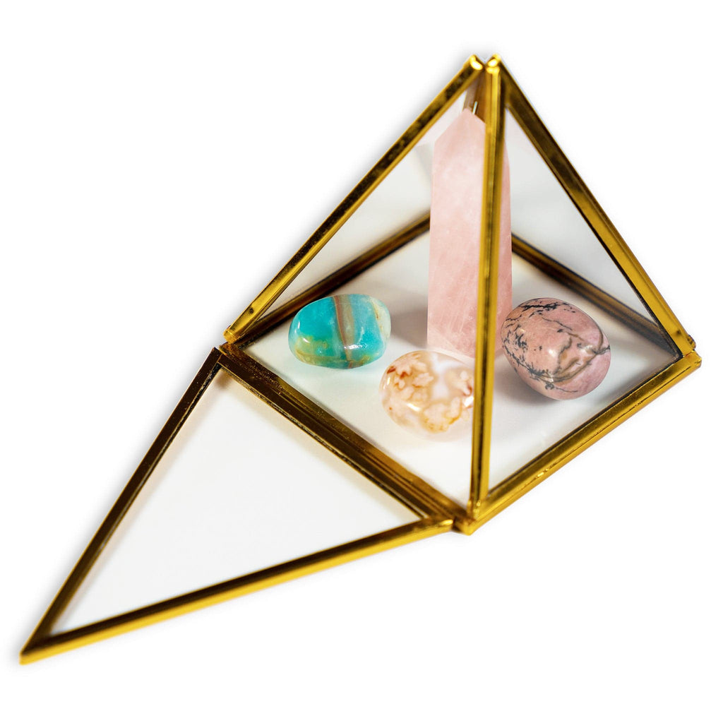 Love & Compassion - Crystal Pyramid Gift Set - The Keico