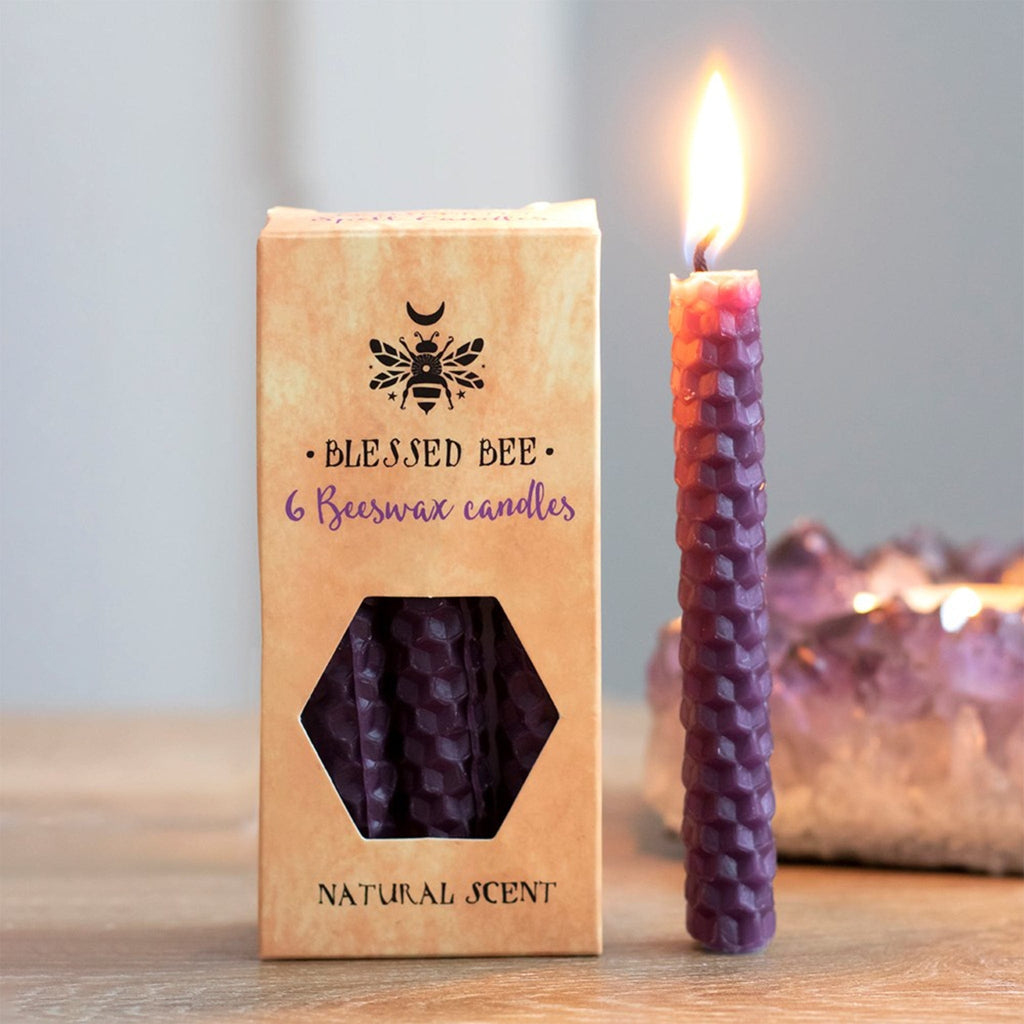 Blessed Bee - Natural Beeswax Candle Sticks - The Keico