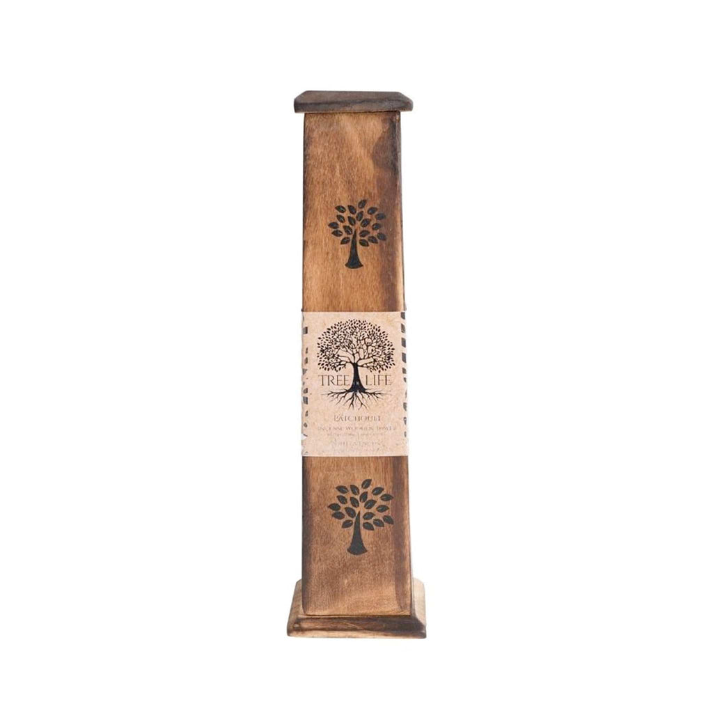 Mango Wood Tree of Life Incense Box - The Keico