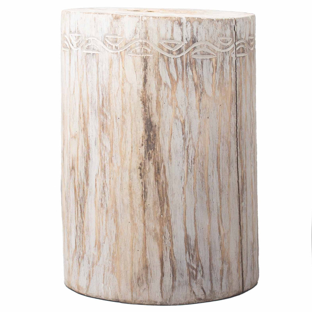 Albasia Solid Wood Tribal Stool / Tables - The Keico