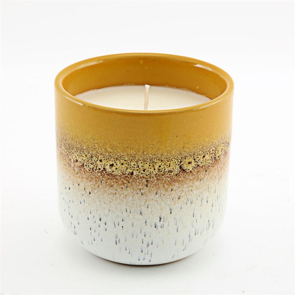 Ceramic Reactive Glaze Abstract Candle | The KeiCo