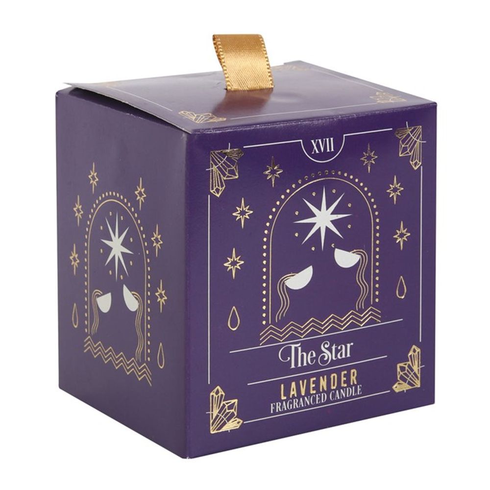 KeiCo's Lavender Scented Tarot Candle in a luxury, ready to give - gift box. 