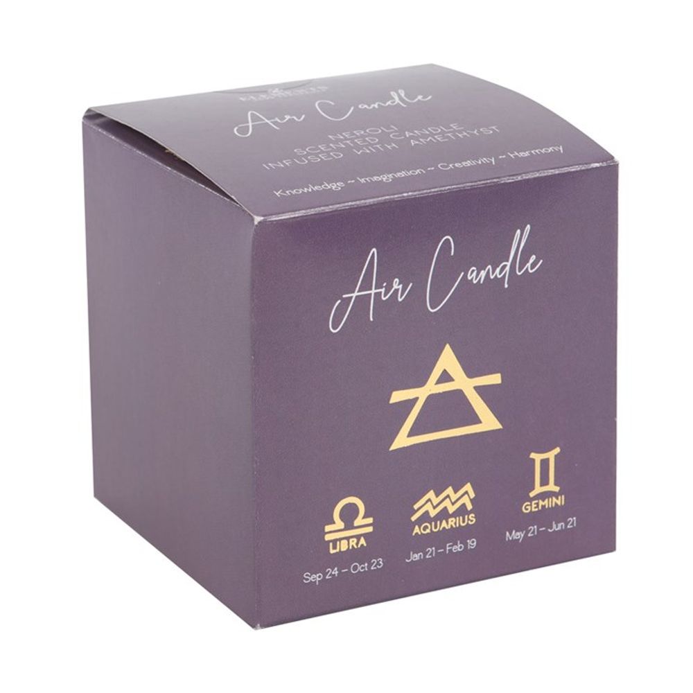 Zodiac Amethyst Crystal Candle | Birthday Gifts | KeiCo