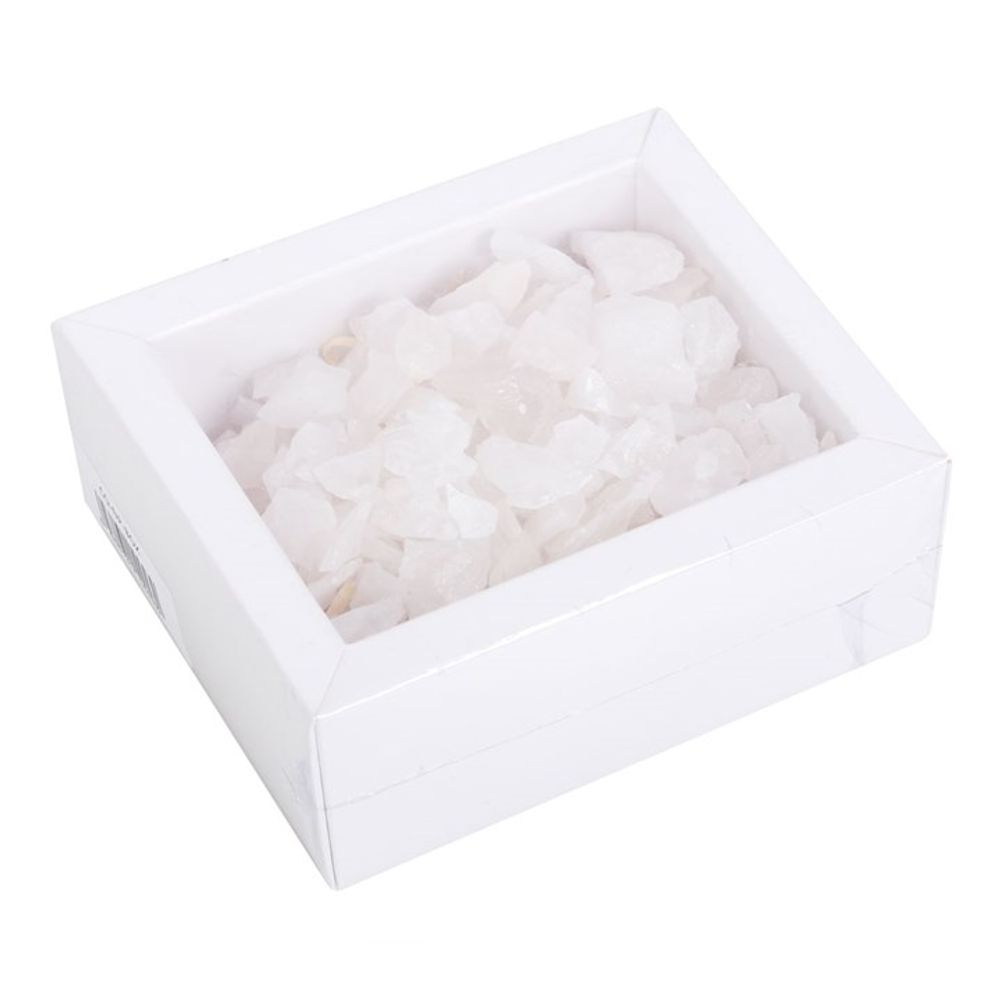 Healing & Clarity Crystals: Box of Clear Quartz Rough Chips 