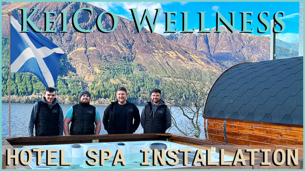 Discover Serenity in the Scottish Highlands 🏴󠁧󠁢󠁳󠁣󠁴󠁿: KeiCo's Latest Luxurious Spa Installation at a Prestigious Loch-side Hotel ⭐