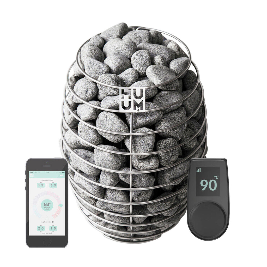 HUUM Drop Electric Sauna Heater with Stones & Wifi | The KeiCo