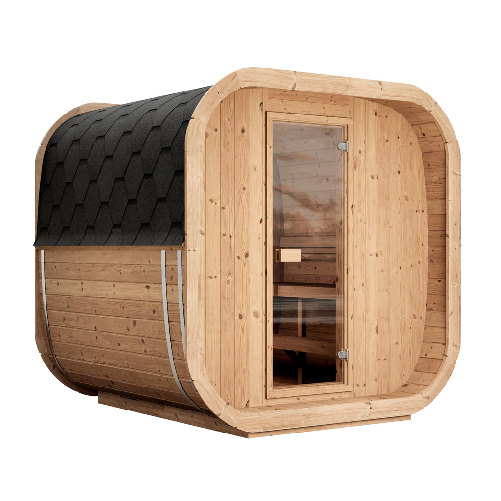 Health and Style Combined in the KC ICON 220 Cube Sauna - Your Personal Sanctuary