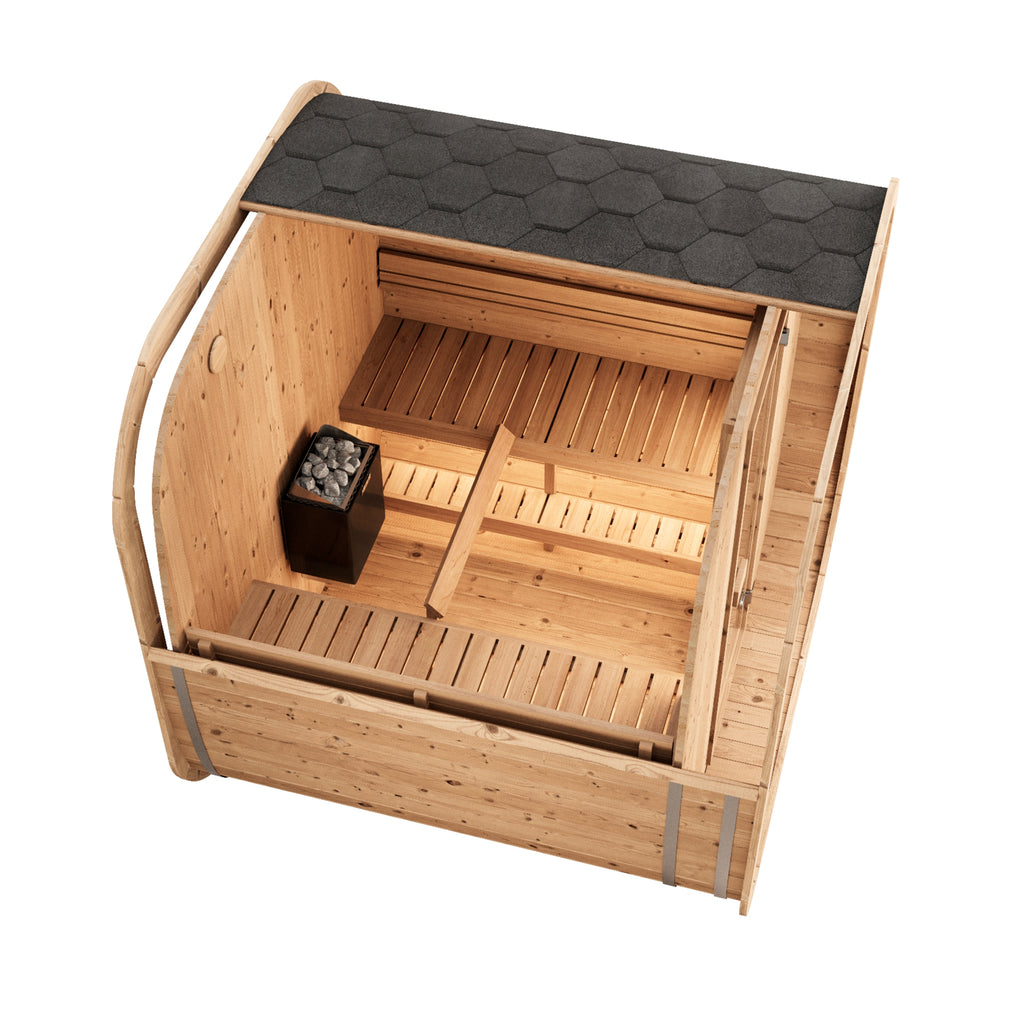Harvia Vega 8KW Heater Option for the KC ICON 220 Cube Sauna - Enhanced Heat Experience