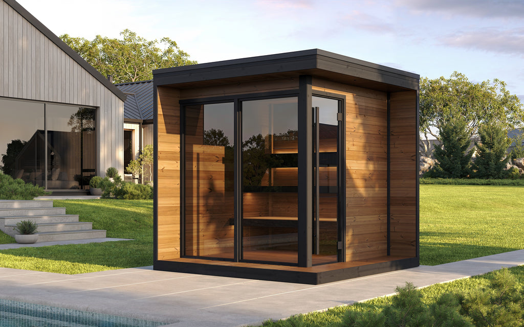 Kiki Connect Sauna in Garden Setting – Premium Outdoor Wellness Design
