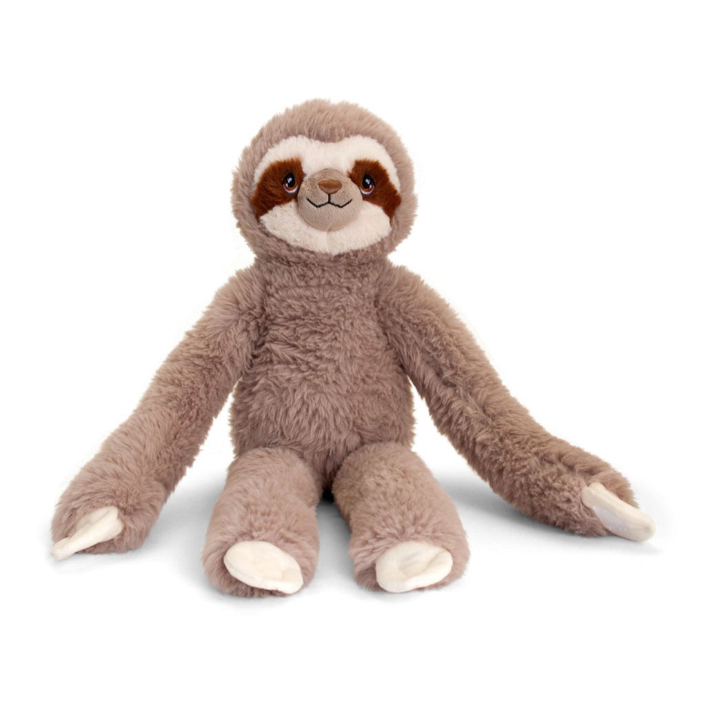KeiCo's Cuddle in a Bubble - Sloth Valentines Day Gift - sitting plush soft sloth