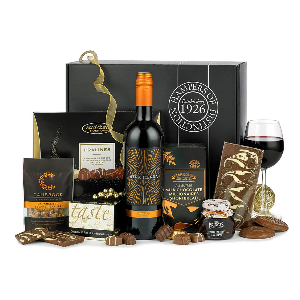 The Connoisseur's Choice: Red Wine & Gourmet Hamper | The KeiCo