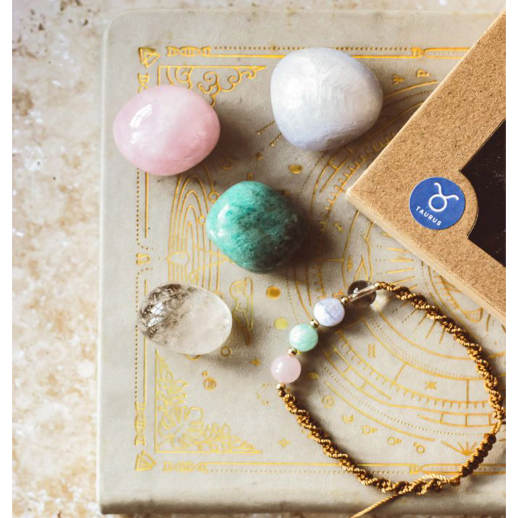 Zodiac Birthstone Crystal Kit for Taurus Star Sign