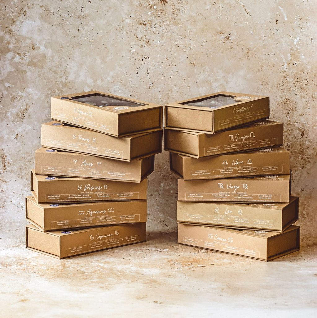 Elegant Gemini gift set in premium packaging, perfect for mindful gifting