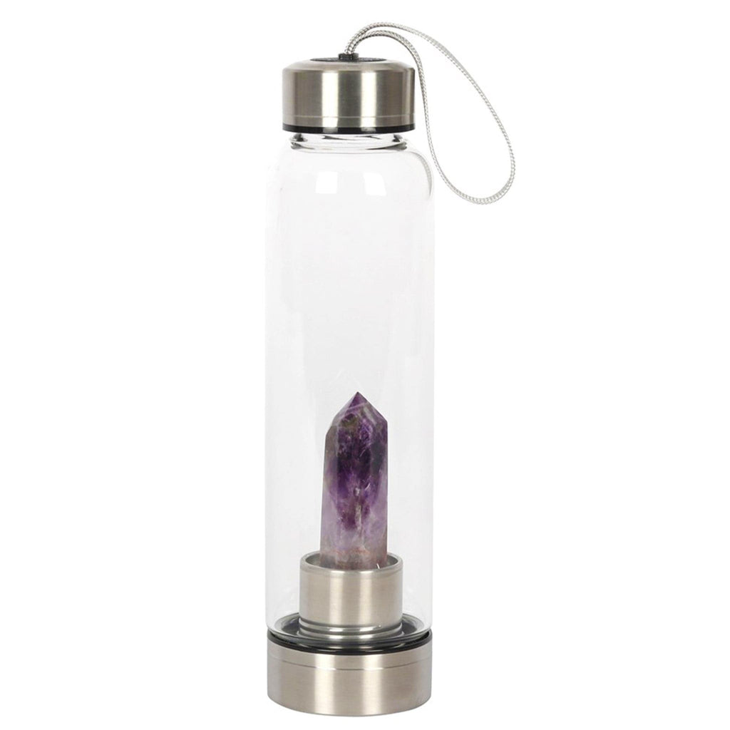 Crystal Infused Glass Water Bottles - The Keico