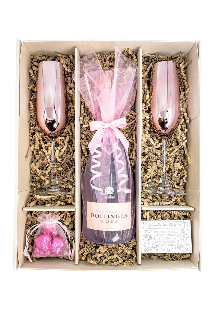 Rose Edition Bollinger Rosé 75cl Gift Set - The Keico