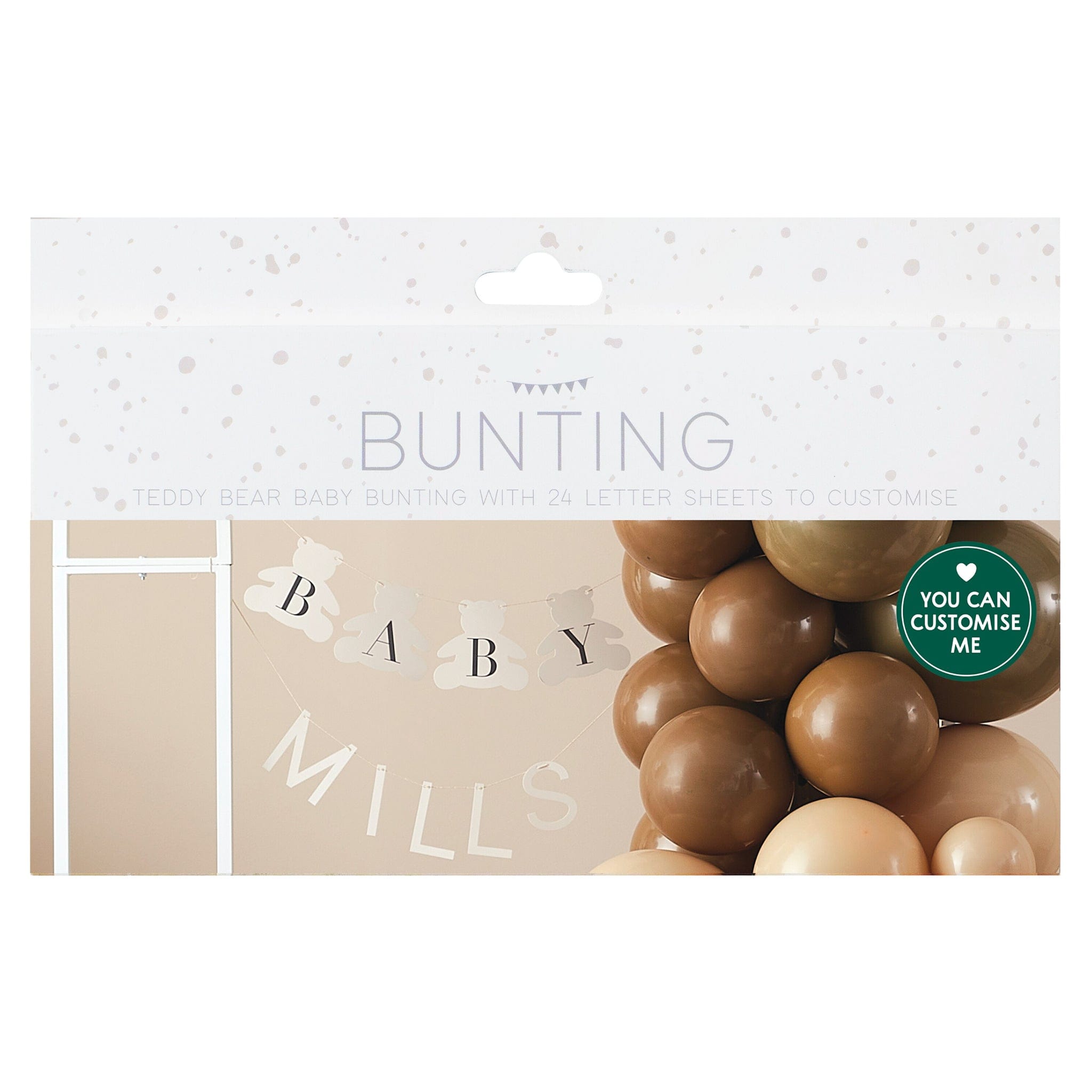 Customisable Teddy Baby Shower Bunting Baby Shower Gifts The