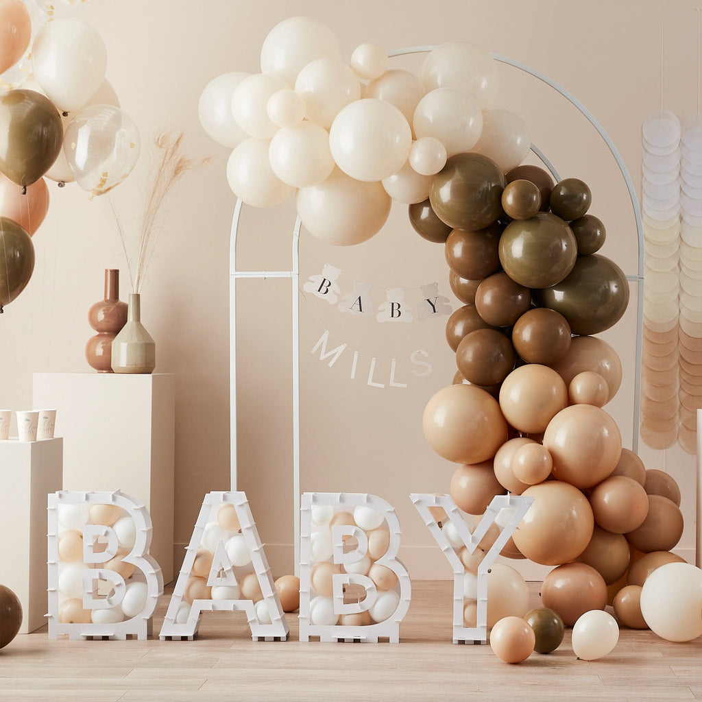 Neutral Baby Shower Balloon Bundle | Baby Gifts | The KeiCo