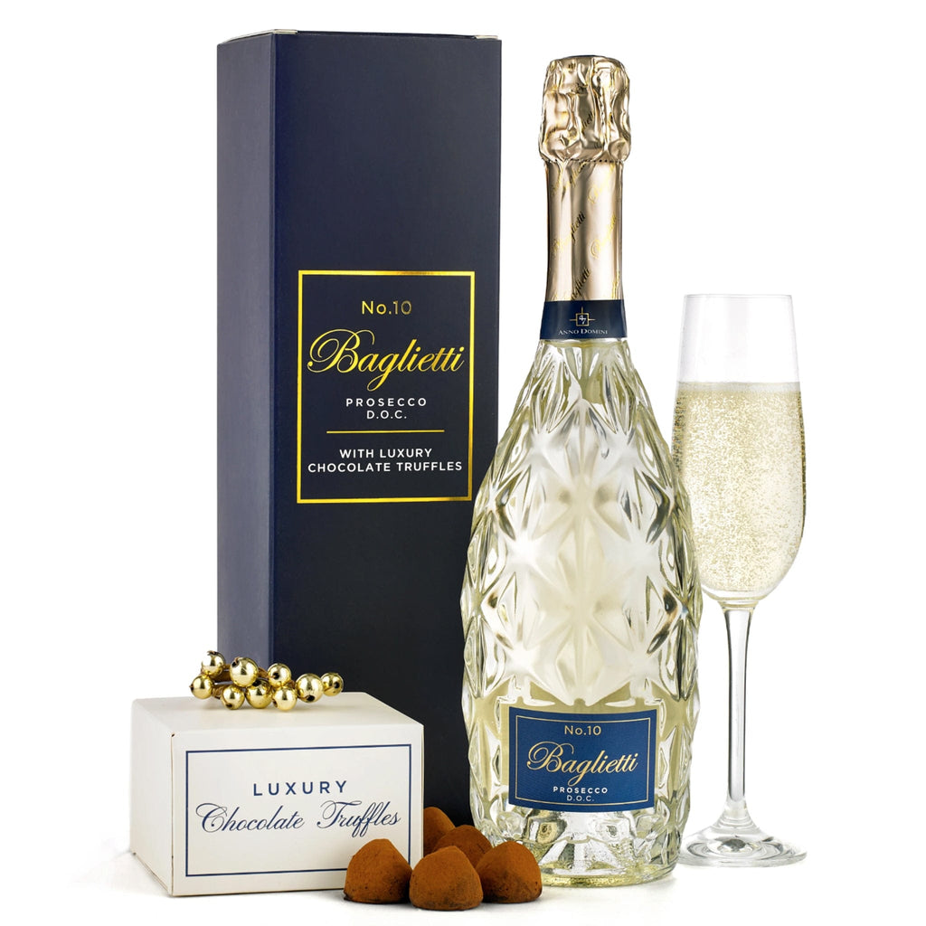 KeiCo's Sparkling Prosecco and Truffles Gift Box, a luxurious choice for celebratory occasions.