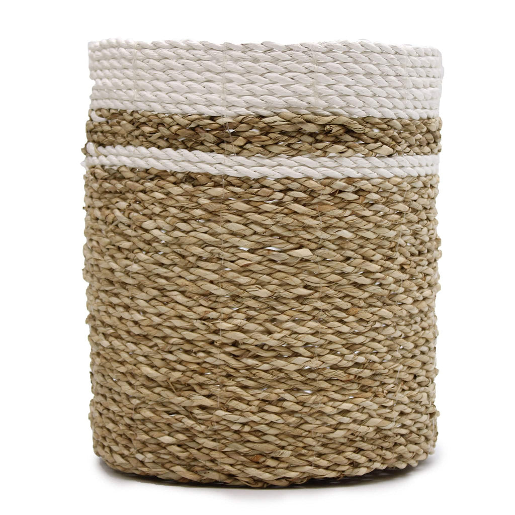 2 x Natural Sea Grass Basket Set | Natural Living | Home Decor | KeiCo