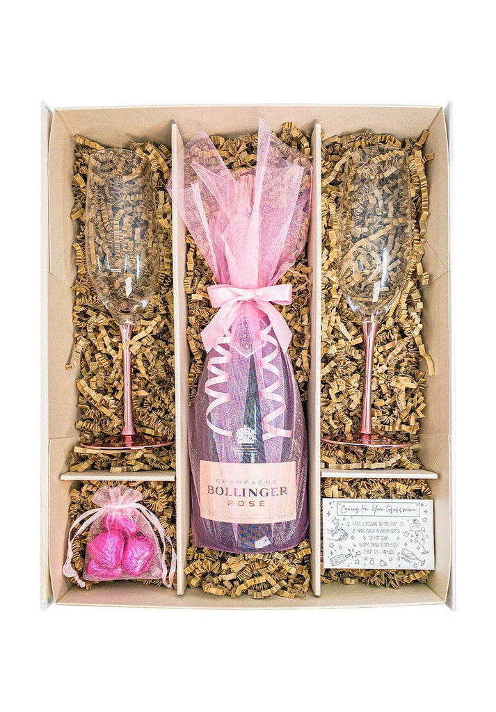 Rose Edition Bollinger Rosé 75cl Gift Set - The Keico