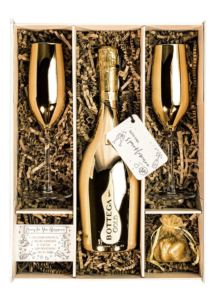 Bottega Gold 75cl Prosecco Gift Set - The Keico