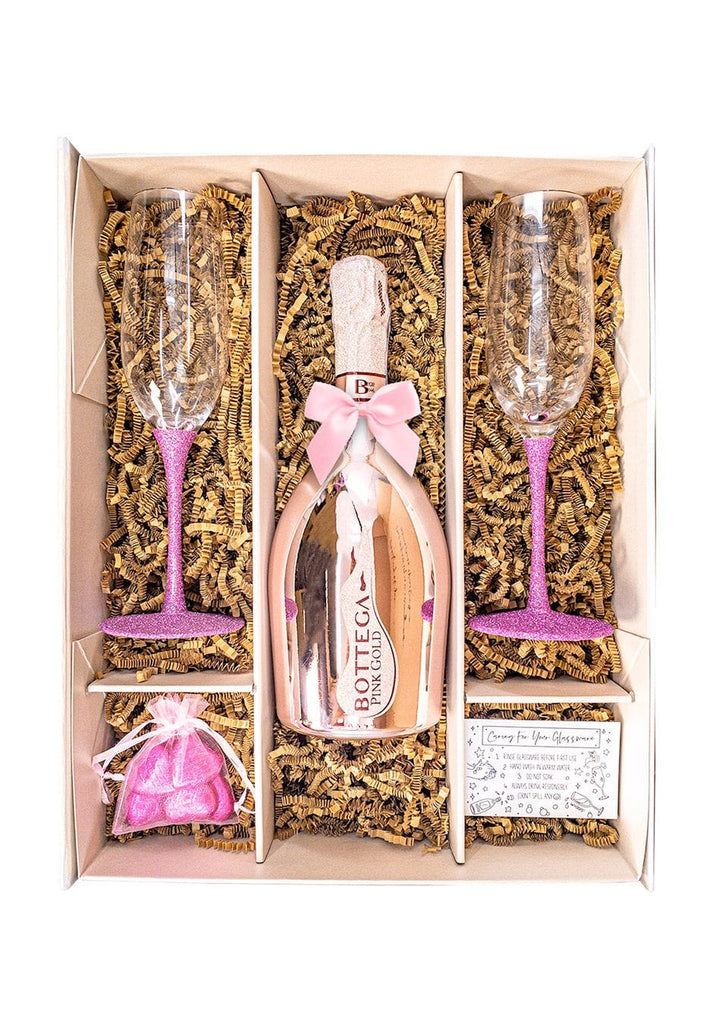 Bottega Pink Gold Rosé Prosecco | Prosecco Gift Set | For Her | KeiCo 