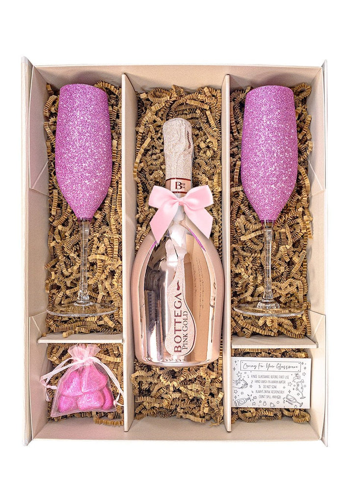 Bottega Pink Gold Rosé Prosecco | Prosecco Gift Set | For Her | KeiCo 