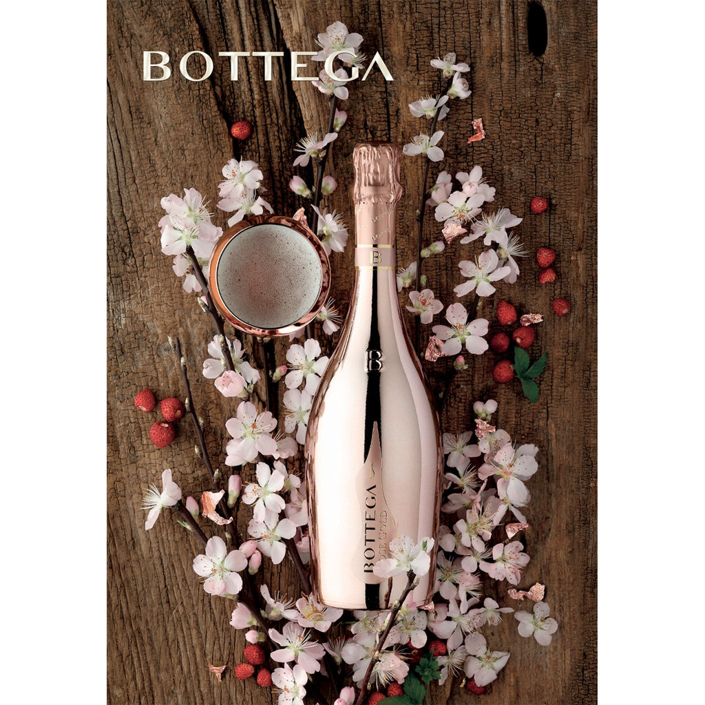 Bottega Rose Gold Sparkling Rose 75cl - The Keico