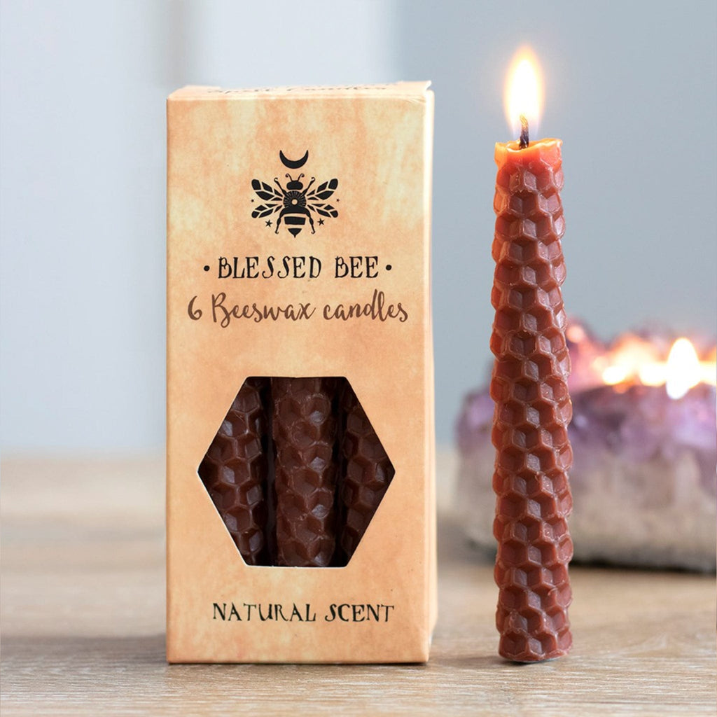 Blessed Bee - Natural Beeswax Candle Sticks - The Keico