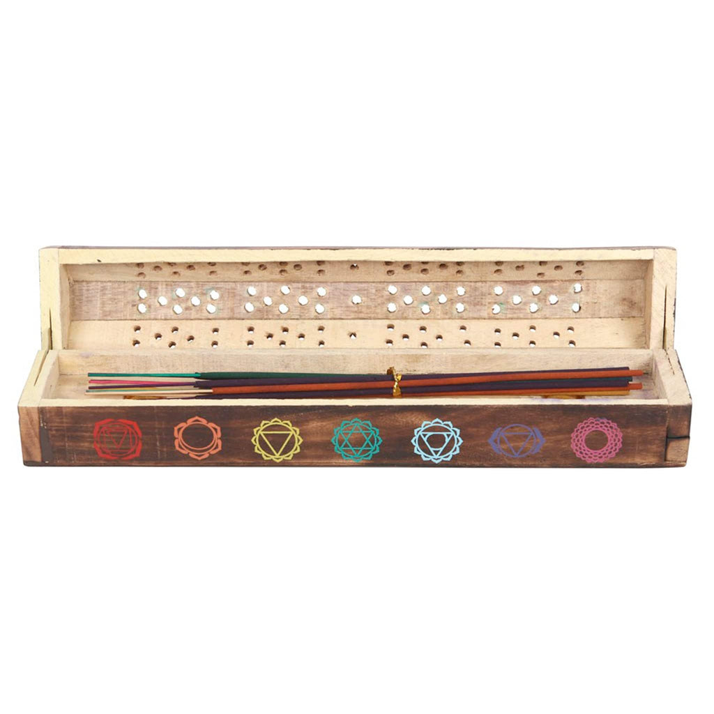 Chakra Mixed Incense Wooden Gift Box Set - The Keico