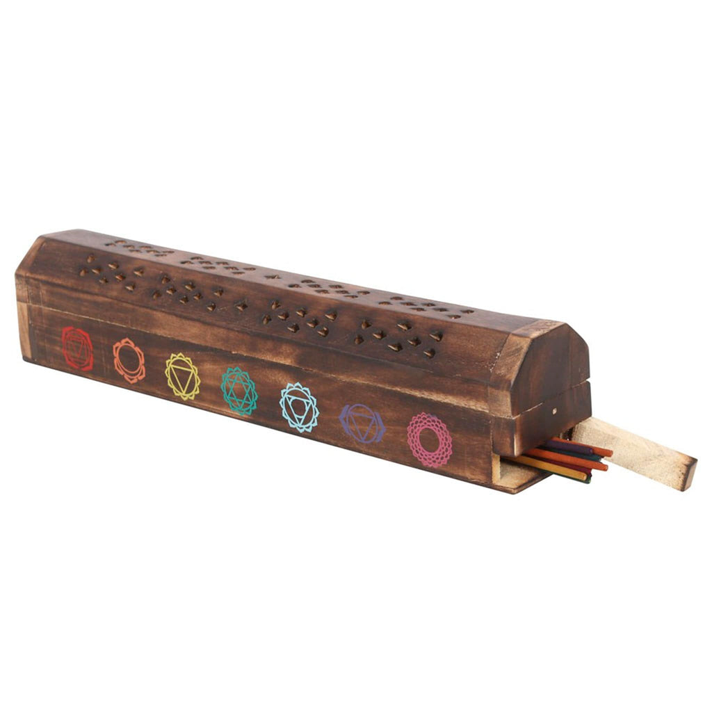 Chakra Mixed Incense Wooden Gift Box Set - The Keico