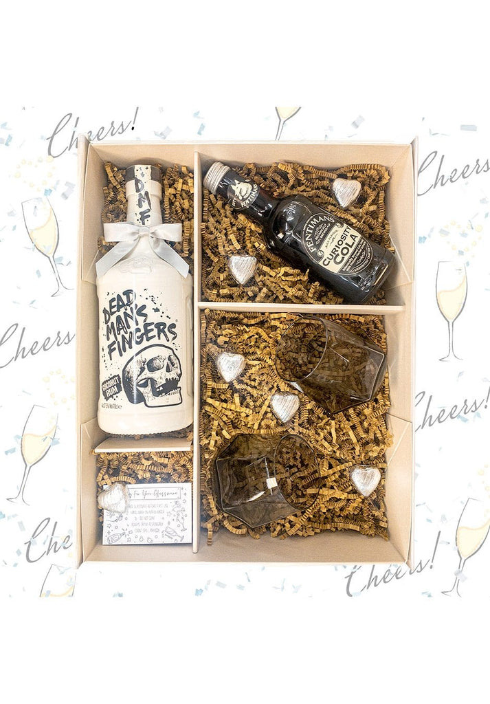 Dead Man's Fingers Coconut Rum 70cl Gift Set - The Keico