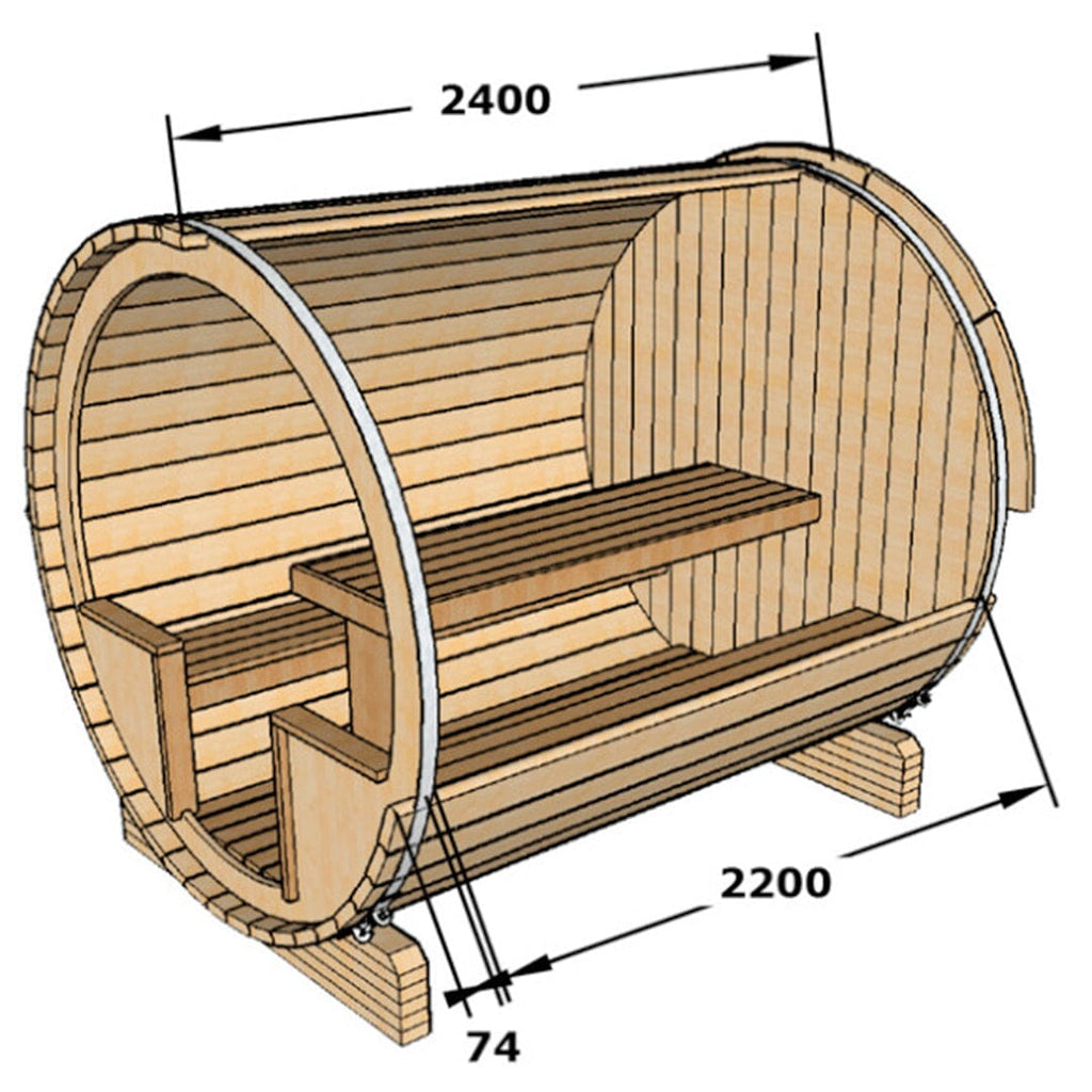 The Outdoor Dining Barrel | Glamping | Outdoor Dining | The KeiCo