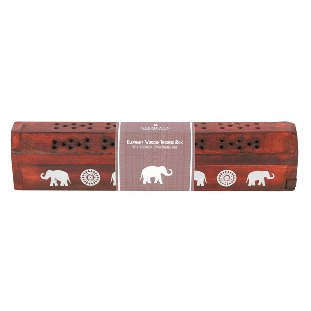 Elephant Rosewood Incense Wooden Gift Box Set - The Keico
