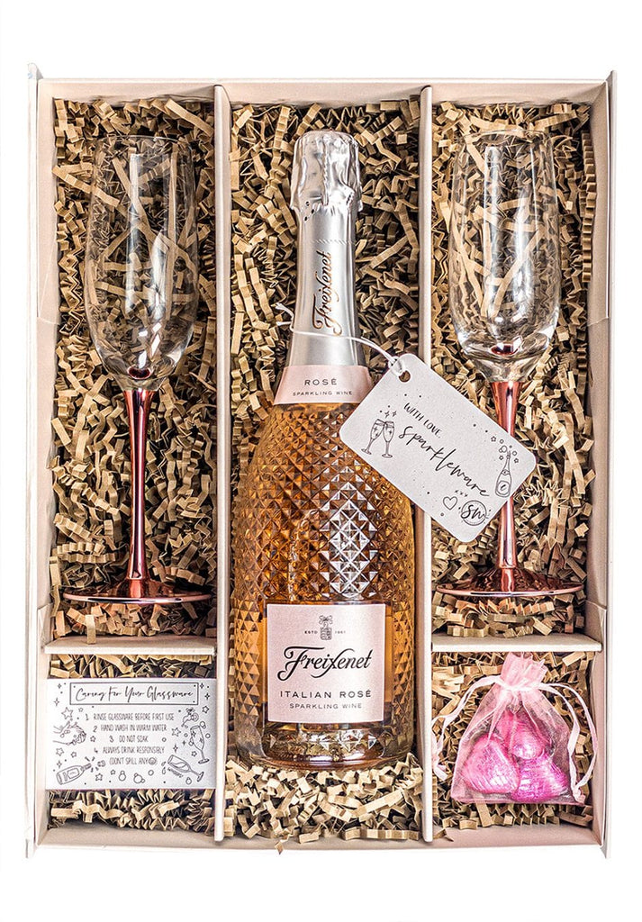 Freixenet Rose Sparkling Wine 75cl Gift Set - The Keico