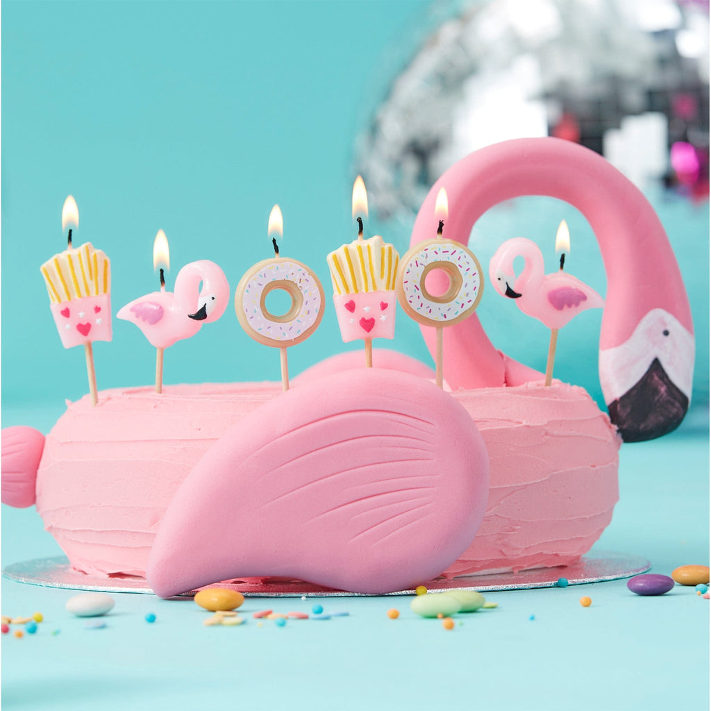 Fries, Donut & Flamingo - Good Vibes Candles | Birthday | The KeiCo