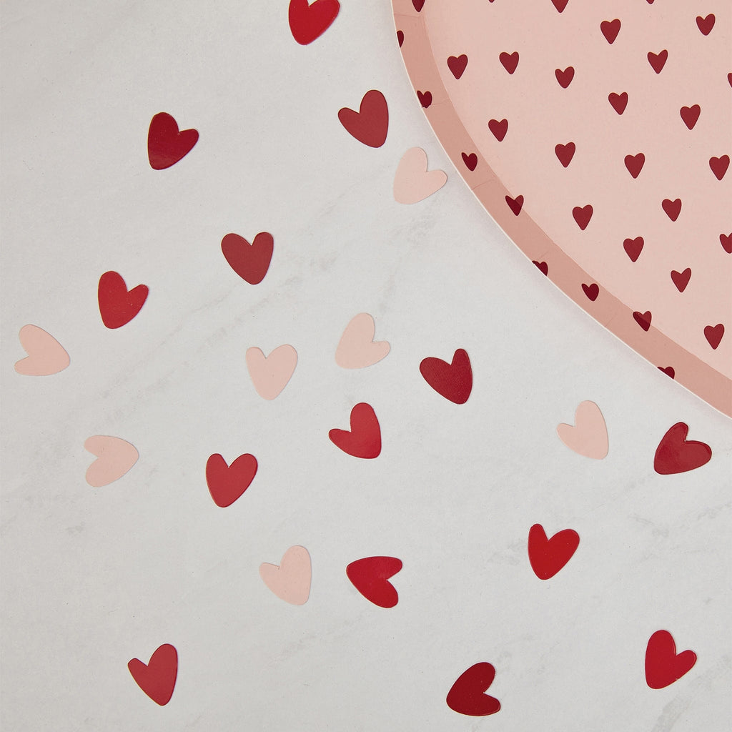 Pink and Red Biodegradable Heart Confetti | Valentines Gifts | The KeiCo