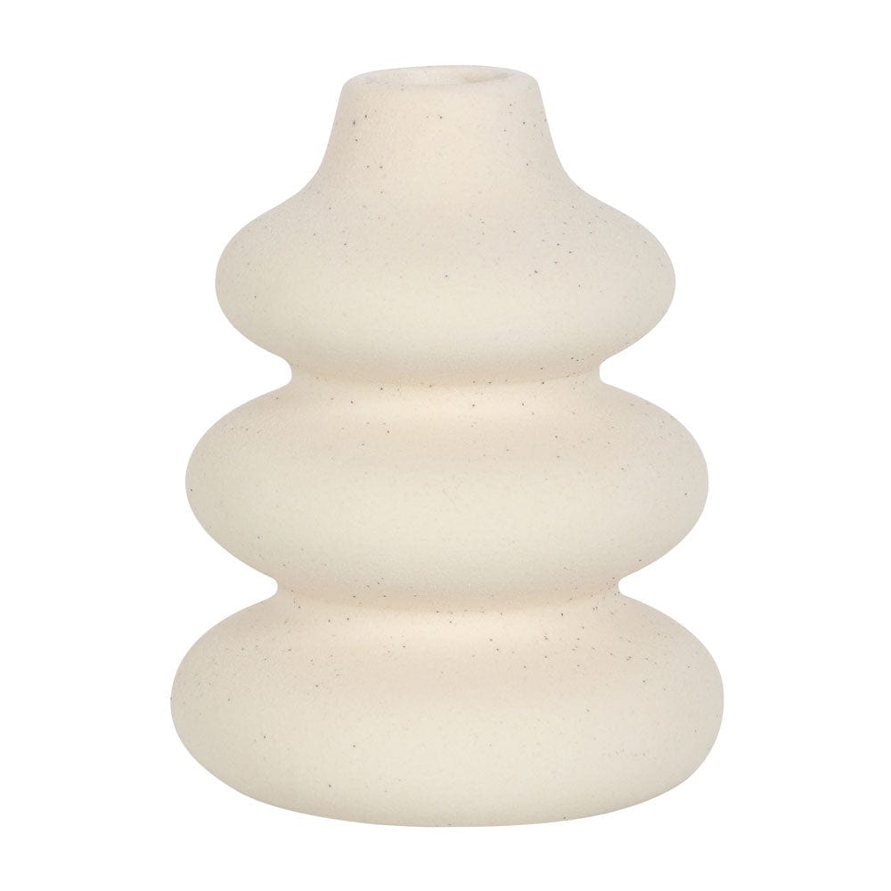 Cream Speckle Single Stem Vase | Home Decor | Zen Home | KeiCo Living