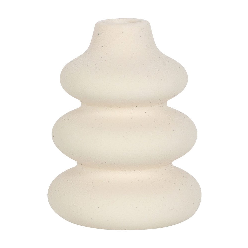 Cream Speckle Single Stem Vase | Home Decor | Zen Home | KeiCo Living