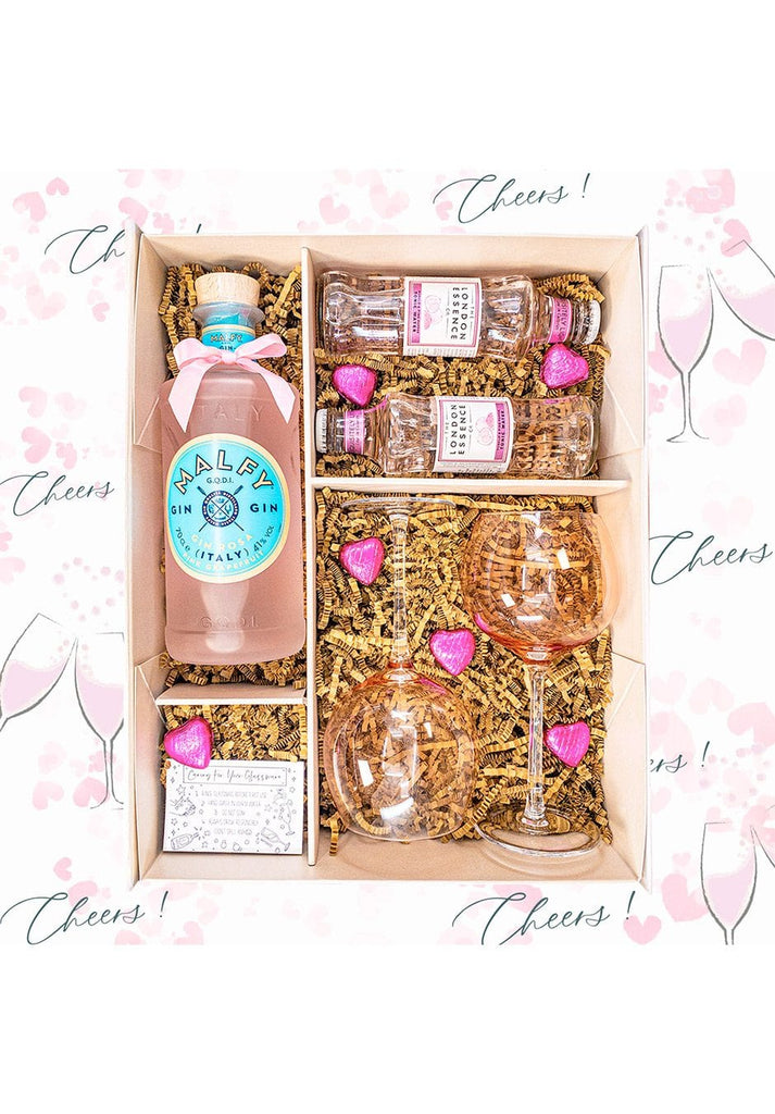 Malfy Rosa 70cl Gin Gift Set - The Keico
