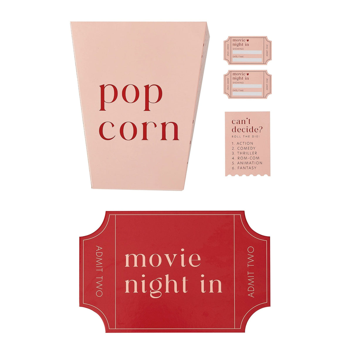 Movie Night Box Kit | Date Night Gifts | Gifts For Couples | The KeiCo ...