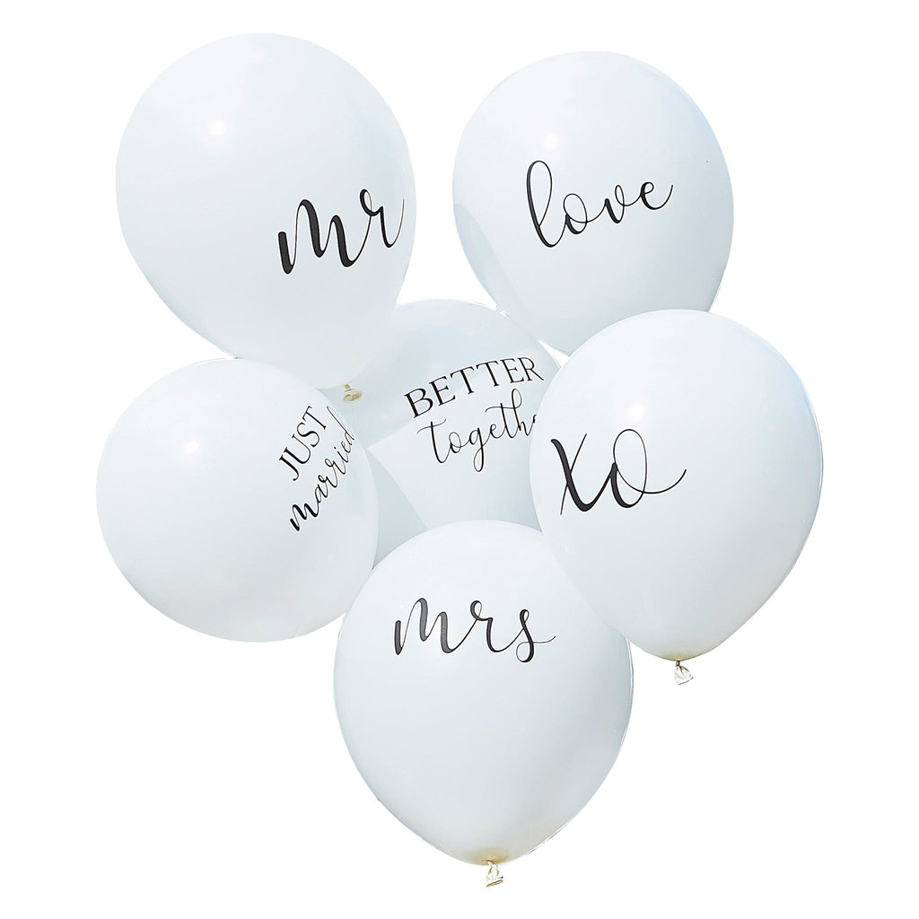 White Wedding Balloon Bundle | Wedding Decorations | The KeiCo