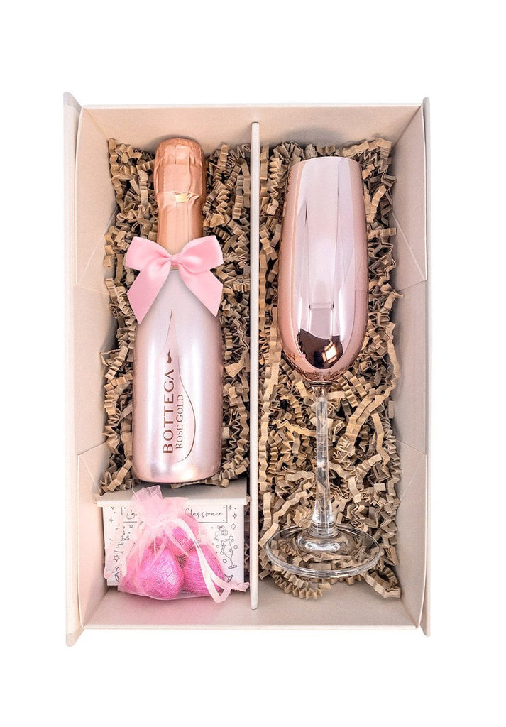 Bottega Rose Gold 20cl Sparkling Wine Gift Set - The Keico