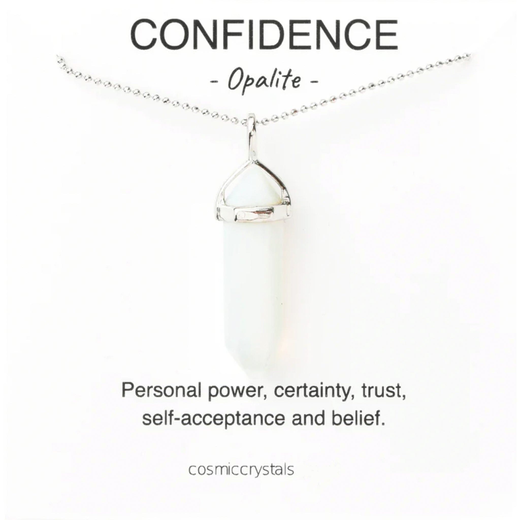 Confidence clearance crystal necklace