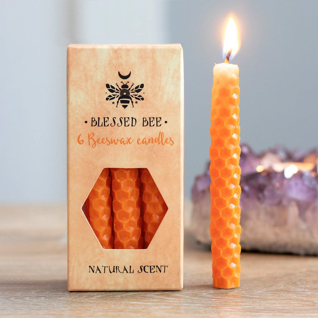 Blessed Bee - Natural Beeswax Candle Sticks - The Keico