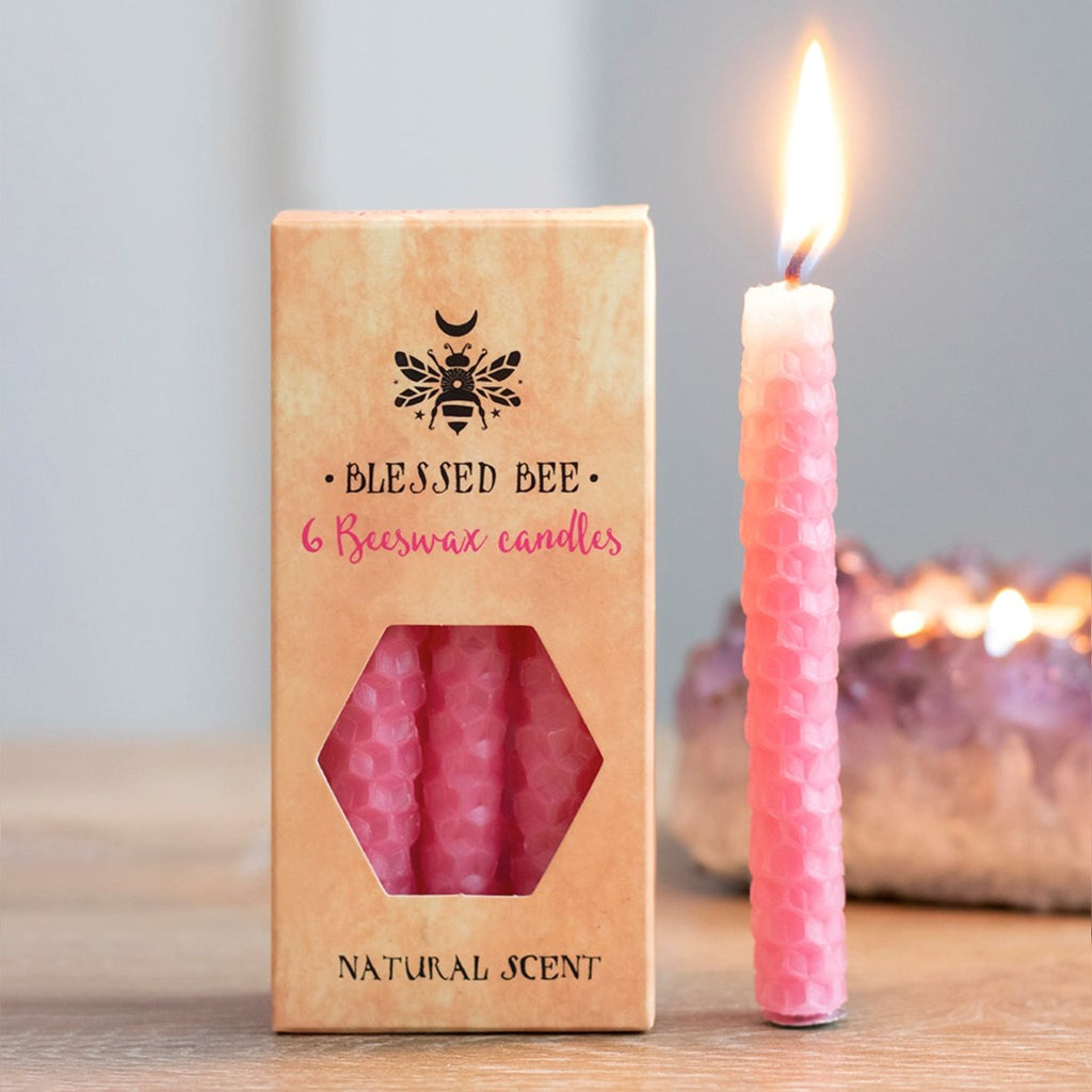 Blessed Bee - Natural Beeswax Candle Sticks - The Keico